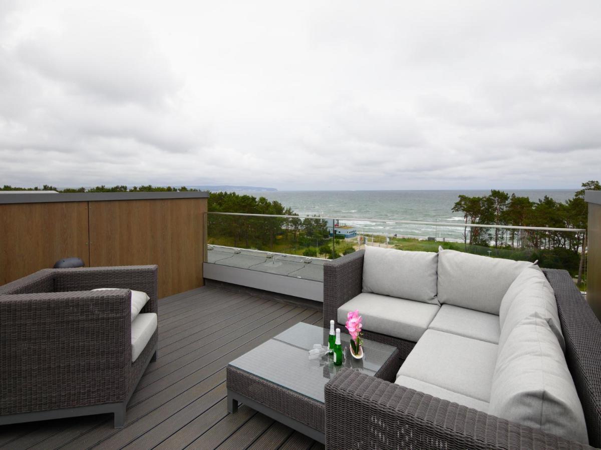 Duenenresidenz Prora - Skysuite Mit Freiem Meerblick, Dachterrasse Und Balkon Np-502 Appartement